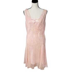 Vintage Talbots Y2K Pure Silk Dress Size 10 Petite Bridal Vacation whimsygoth